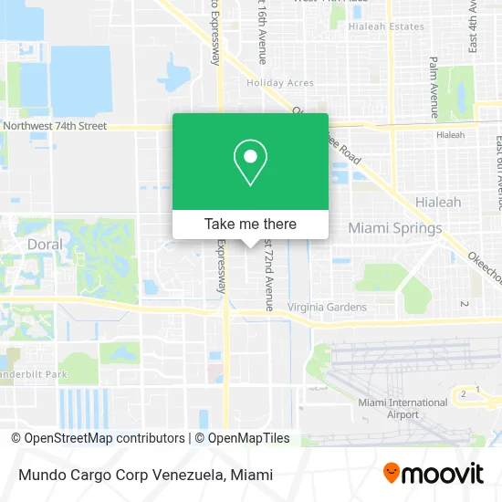 Mundo Cargo Corp Venezuela map