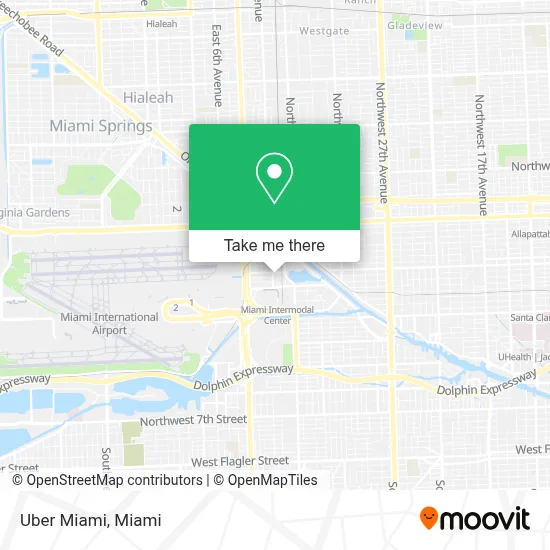 Uber Miami map