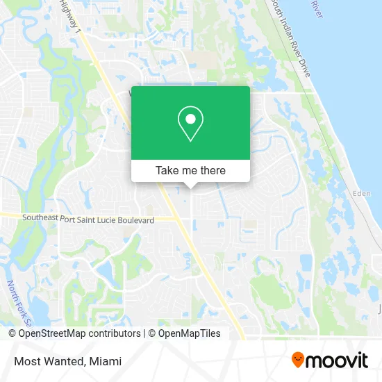 Most Wanted map