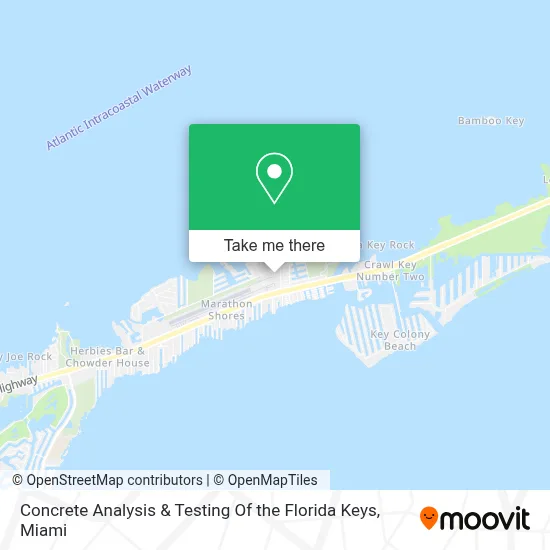 Concrete Analysis & Testing Of the Florida Keys map