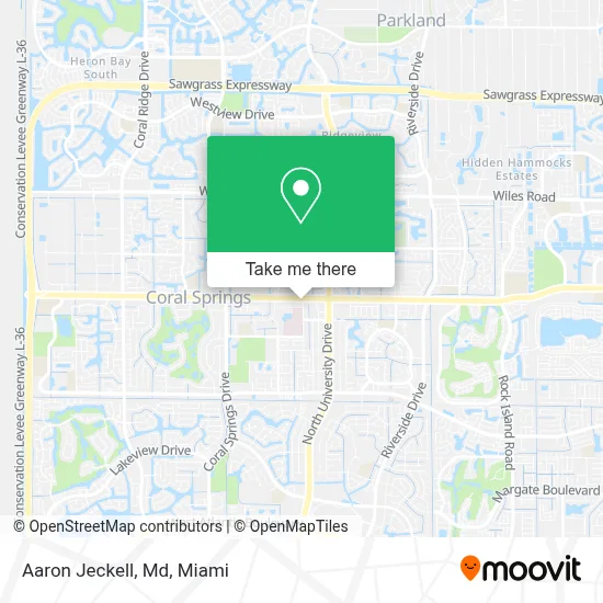 Aaron Jeckell, Md map