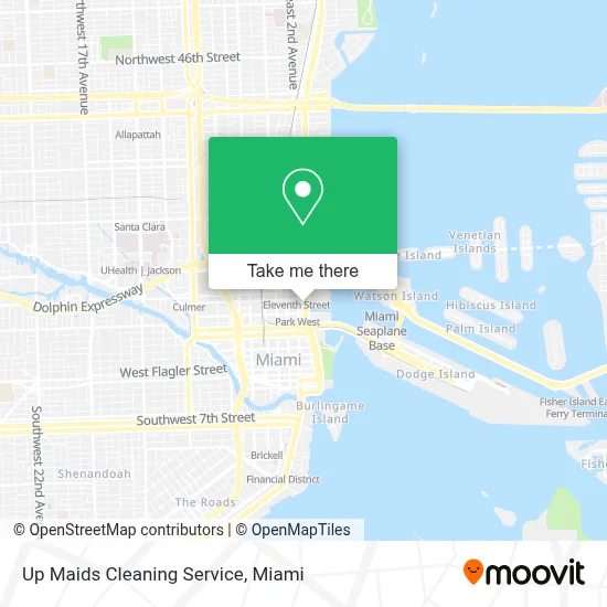 Up Maids Cleaning Service map