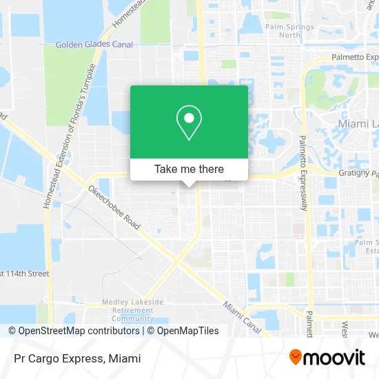 Pr Cargo Express map