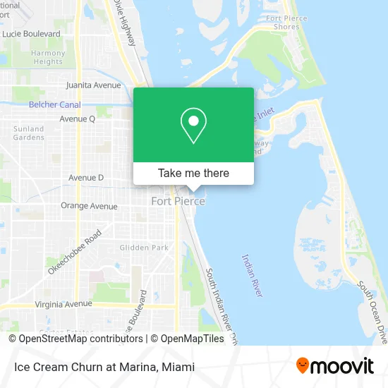 Ice Cream Churn at Marina map
