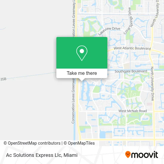 Ac Solutions Express Llc map