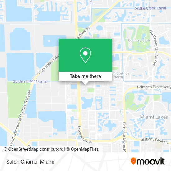 Salon Chama map