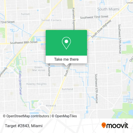 Target #2843 map