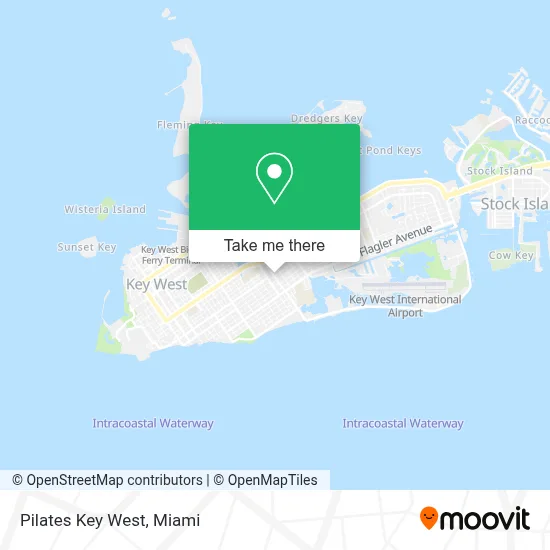 Pilates Key West map