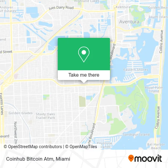 Coinhub Bitcoin Atm map