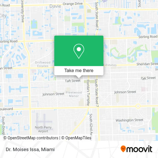 Dr. Moises Issa map