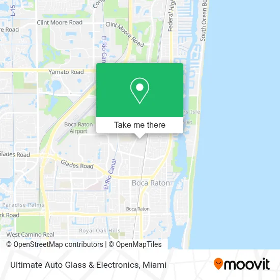 Ultimate Auto Glass & Electronics map