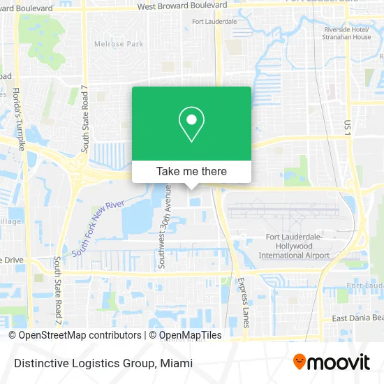 Distinctive Logistics Group map