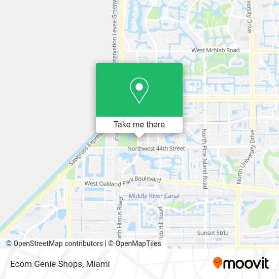 Ecom Genie Shops map