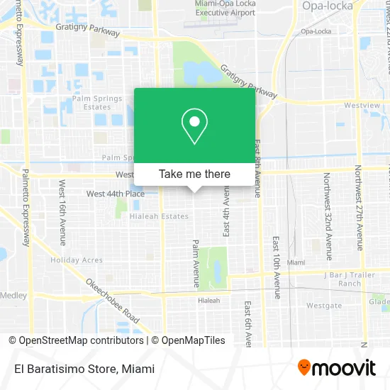 El Baratisimo Store map