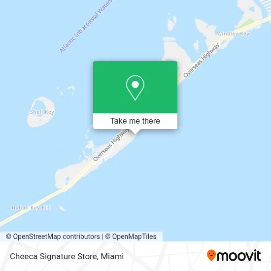 Cheeca Signature Store map