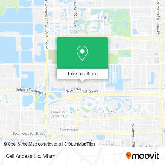 Cell Access Llc map