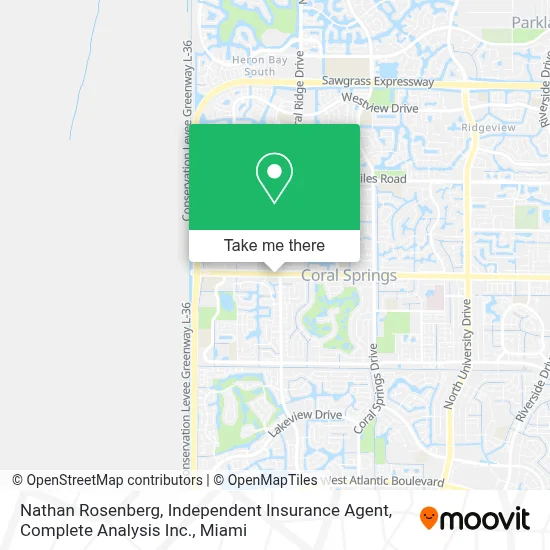 Nathan Rosenberg, Independent Insurance Agent, Complete Analysis Inc. map