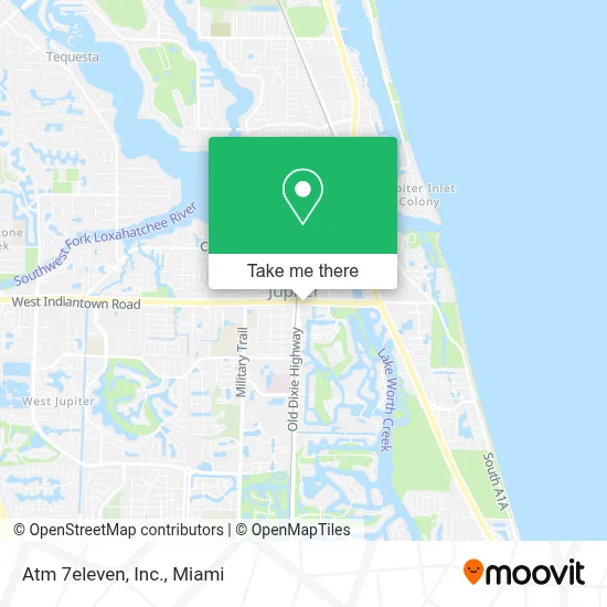 Atm 7eleven, Inc. map