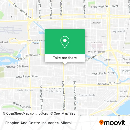 Chaplan And Castro Insurance map