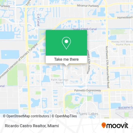 Ricardo Castro Realtor map