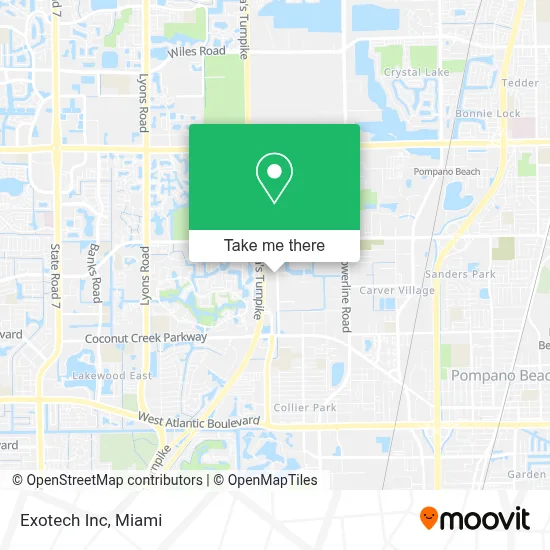 Exotech Inc map