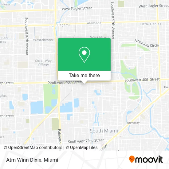 Atm Winn Dixie map