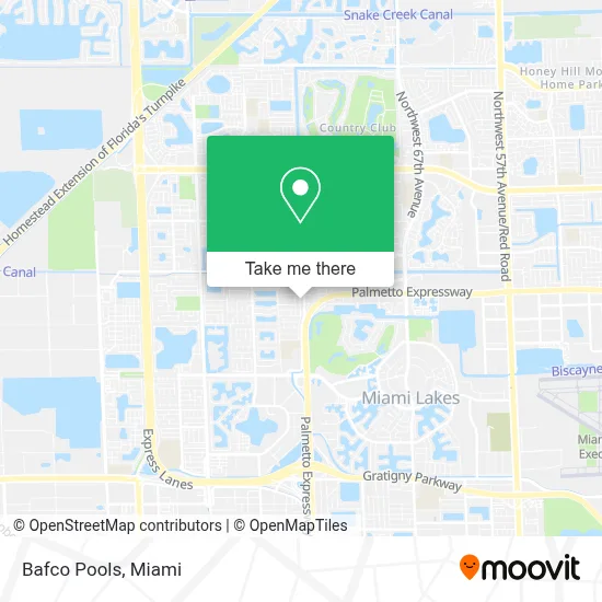 Bafco Pools map