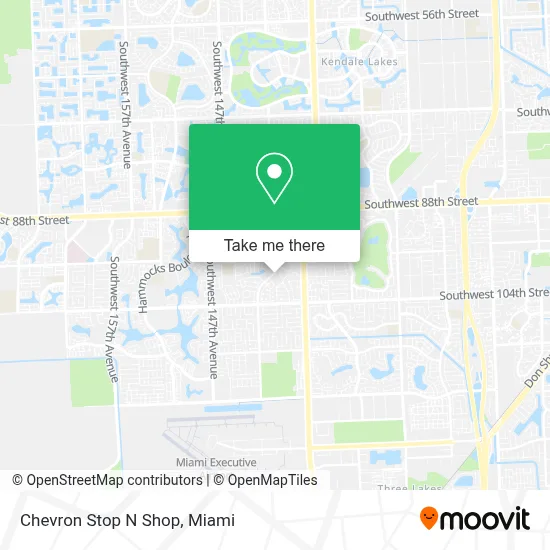 Chevron Stop N Shop map