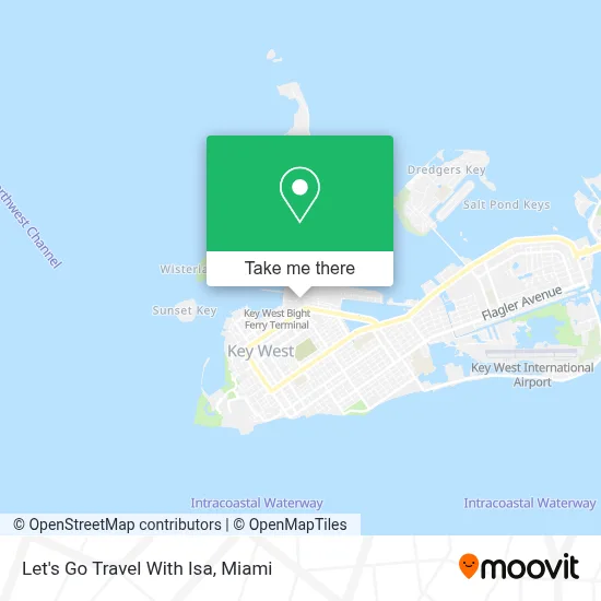 Let's Go Travel With Isa map