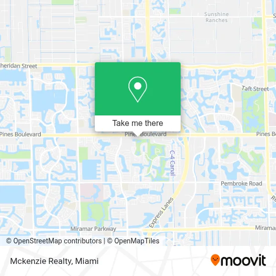 Mckenzie Realty map