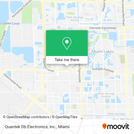 Quantek Db Electronics, Inc. map