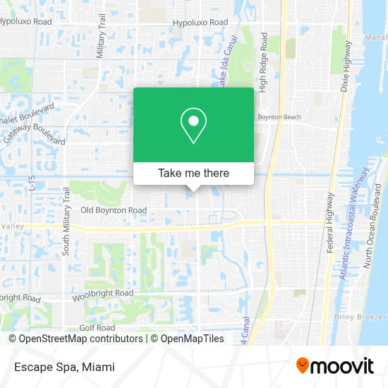 Escape Spa map