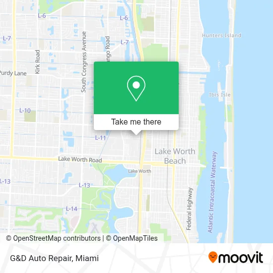 G&D Auto Repair map