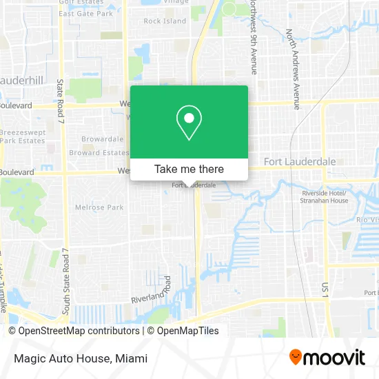 Magic Auto House map