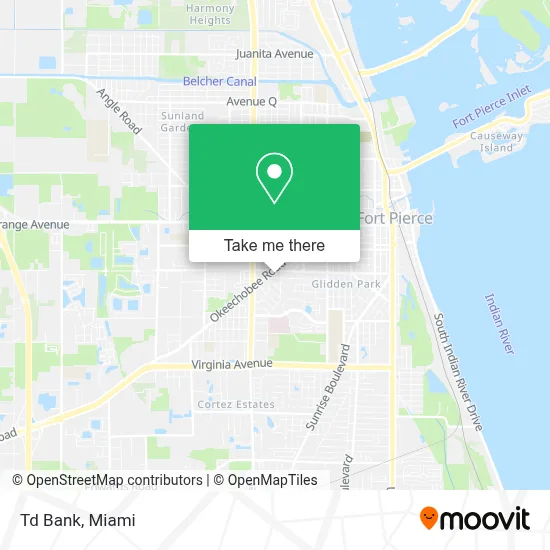 Td Bank map
