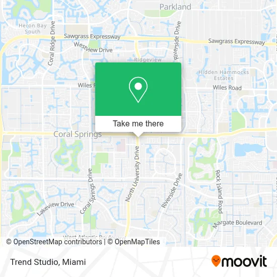 Trend Studio map