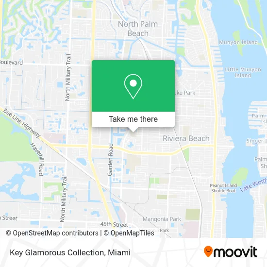 Key Glamorous Collection map