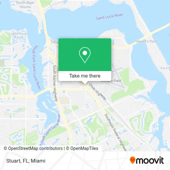 Stuart, FL map