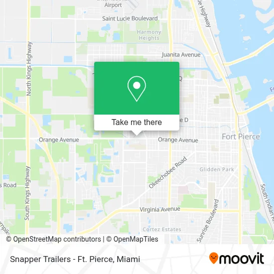 Snapper Trailers - Ft. Pierce map