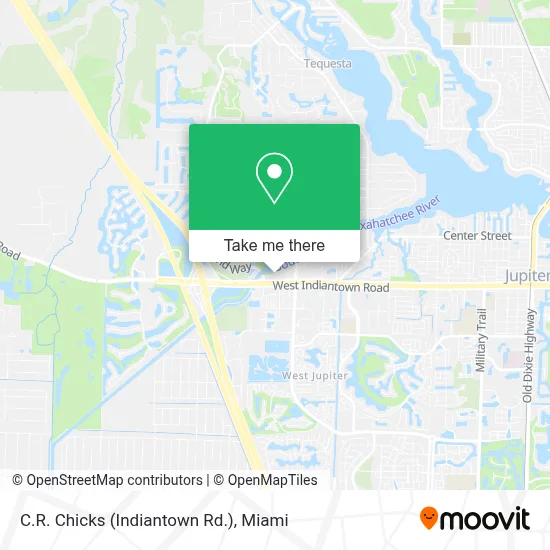 C.R. Chicks (Indiantown Rd.) map