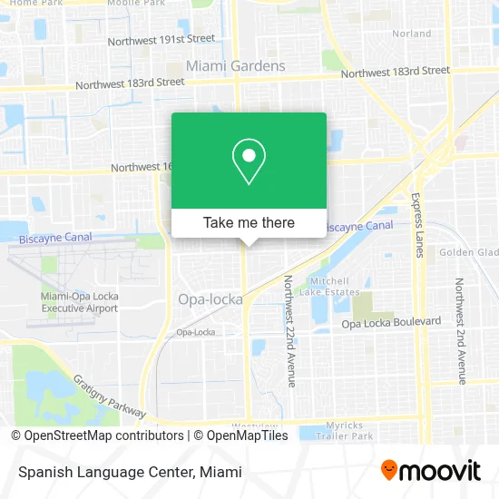 Spanish Language Center map
