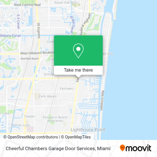 Cheerful Chambers Garage Door Services map