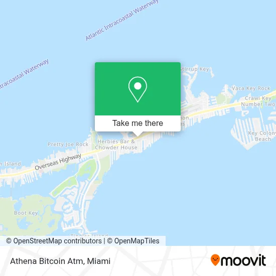 Athena Bitcoin Atm map