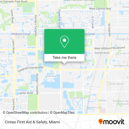 Cintas First Aid & Safety map
