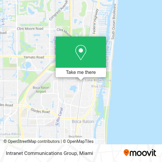 Intranet Communications Group map