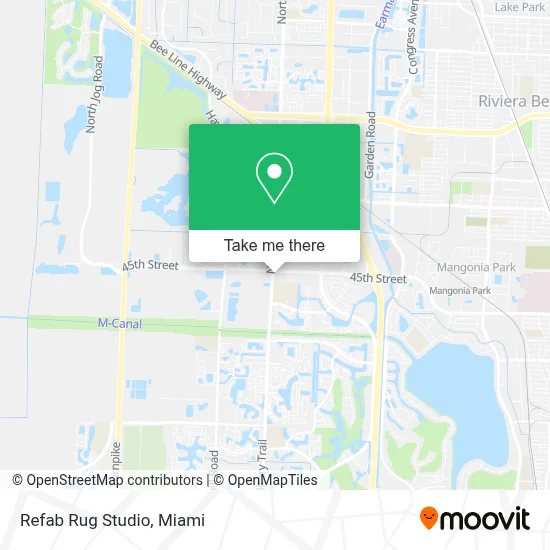 Refab Rug Studio map