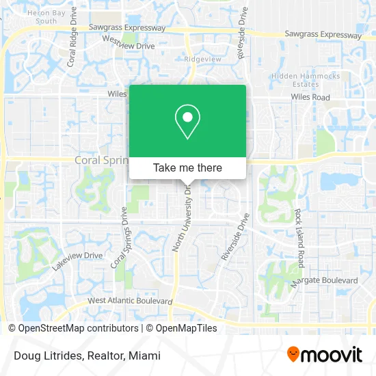 Doug Litrides, Realtor map