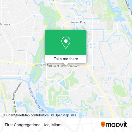 First Congregational Ucc map