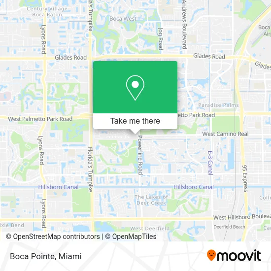 Boca Pointe map