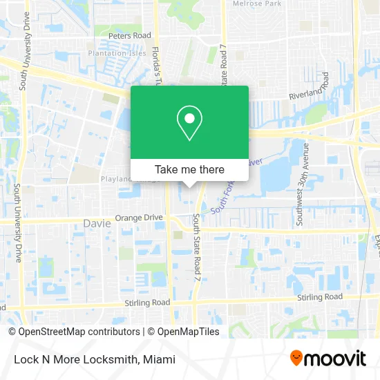 Lock N More Locksmith map